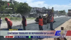 Continúan trabajos de reparación en la CA 13 en La Ceiba Continúan trabajos de reparación en la CA 13 en La Ceiba