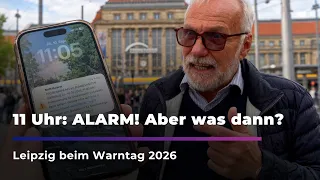 Test alert received, but what to do in an emergency? Leipzig during the 2026 Warning Day I Sachse...
