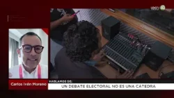 Un debate electoral no es una cátedra: Carlos Iván Moreno