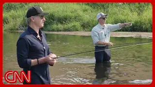 Jake Tapper goes fly fishing with Gavin Newsom