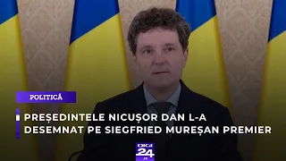 Președintele Nicușor Dan l-a desemnat pe Siegfried Mureșan premier