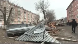 ЧС объявили из-за сильного ветра в Сарысуском районе