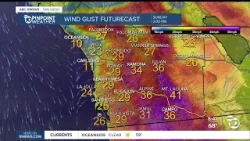 ABC 10News Pinpoint Weather with Max Goldwasser: Warm and windy weather Sunday