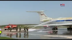 «Показали класс»: в Воронежском аэропорту прошли учения спасателей