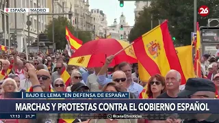 🇪🇸 MASSIVE PROTEST AGAINST SÁNCHEZ IN MADRID | Thousands of demonstrators demand elections now
