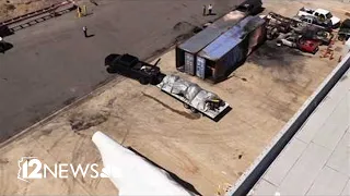 News helicopter wreckage involved in deadly crash in Los Angeles headed to Phoenix