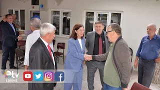 AK PARTY DELEGATION VISITS MERIÇ AND UZUNKÖPRÜ