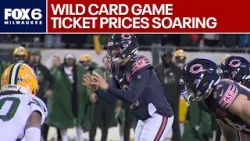 Packers at Bears; NFL Wild Card game driving ticket prices up | FOX6 News Milwaukee