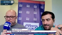 GOL DO PALMEIRAS • Mauricio abre o placar na Arena Barueri contra o São Paulo