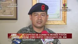 El capitán de corbeta Moisés Pavón asume como nuevo comandante del BIM.