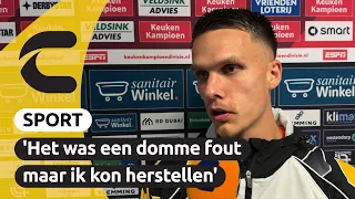 Connor van den Berg's reaction after FC Den Bosch - Vitesse (1-4) | Connect