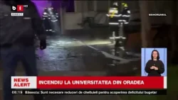 INCENDIU LA UNIVERSITATEA DIN ORADEA_Știri B1TV_19 ian. 2026