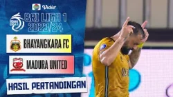 Hasil Akhir Pertandingan - Bhayangkara FC Vs Madura United | BRI Liga 1 2023/24