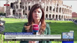 Jánosi Dalma: Békéért vonultak fel, majd betörtek a Colosseumba a római tüntetők- HírTV