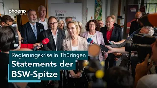 BSW-Fraktion Thüringen hält an Brombeerkoalition fest (17.08.26)