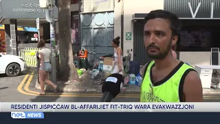 Residents end up on the street after evacuation
