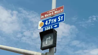 Dr. Walter Wells Honorary Street Name Ceremony