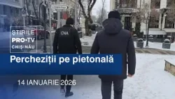 Știrile PRO TV (ORA 13:00) | PERCHEZIȚII PE PIETONALĂ | Moldova