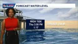 В четверг в Новом Орлеане возможно небольшое прибрежное наводнение, температура воздуха приблизит...