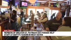 Duffy's Tavern customers show support for Greater New Haven St. Patrick's Day Parade