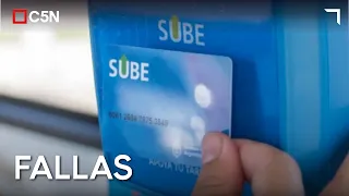 SUBE card: issues with purchasing and crediting REFILLS