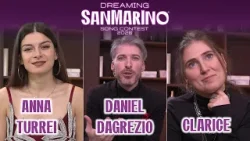 Anna Turrei, Daniel Dagrezio e Clarice - Dreaming San Marino Song Contest 2026 - I casting