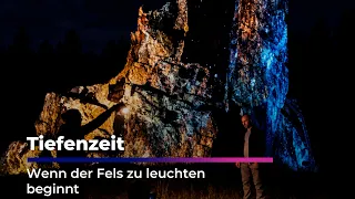 Geyersche Binge Becomes a Light Art Installation: "Tiefenzeit" by Philipp Frank I Sachsen Fernsehen