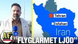 Uppgifter: Flyglarm över Isfahan efter israelisk attack