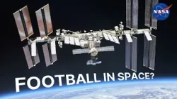 NASA Astronauts Aboard Space Station Huddle Up for Super Bowl