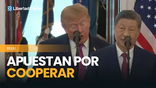 Trump and Xi Jinping reject "confrontation" from the White House