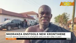 Nkoranza Enstool Krontihene: Council restores leadership to strengthen unity and dev't after 12years Nkoranza Enstool Krontihene: Council restores leadership to strengthen unity and dev't after 12years