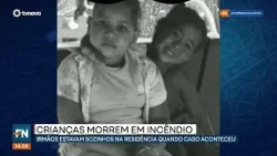 Irmãos morrem em incêndio dentro de casa enquanto estavam sozinhos | #FatoNovo