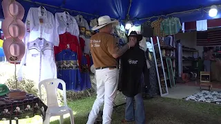 Businesses at the livestock fair