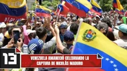 Venezuela amaneció celebrando la captura de Nicolás Maduro Venezuela amaneció celebrando la captura de Nicolás Maduro