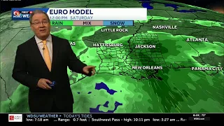 Moisture, temperatures and rain chances on the increase