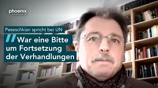 Rede von Irans Präsident bei UN: Walter Posch (Islamwissenschaftler) mit Einschätzungen | 23.09.26