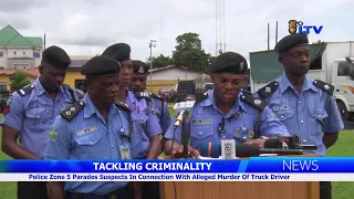 Police Zone 5 Parades Suspects In Connection With Alleged Murder Of Truck Driver