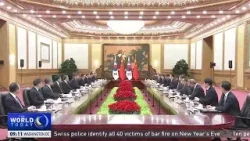 Президент Республики Корея провел переговоры с председателем КНР Си Цзиньпином.