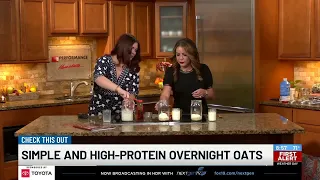 Simple, high-protein overnight oats