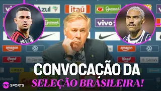 ANCELOTTI CALLS UP BRAZILIAN NATIONAL TEAM WITH SURPRISES FROM BRAZILIAN SOCCER - SEE THE FULL LIST