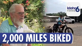 81-Year-Old Cycles 2,000 Miles Across the Country with His Dog