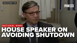 House Speaker Mike Johnson speaks on avoiding government shutdown