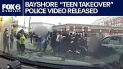 Видео с полицейского участка Глендейла: «Захват района подростками в Бейшоре» | FOX6 News Milwaukee