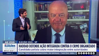 Tarcísio defende operações policiais e destaca combate ao crime organizado| ELEIÇÕES 2026