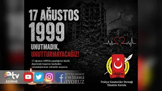 AUGUST 17 MESSAGE FROM THE TRAKYA JOURNALISTS ASSOCIATION