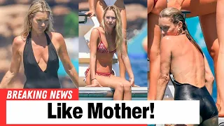 Kate Moss, 52, Stuns on Yacht With Her 'Mini-Me' Daughter Lila-Grace
