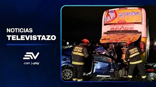 Three family members killed in crash in Cotopaxi | Televistazo | Ecuavisa