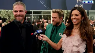 Stephen Amell & Derek Hough Recall Competing on 'Ninja Warrior’ Together (Exclusive)