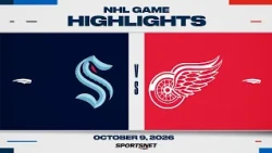 NHL Highlights | Kraken vs. Red Wings - October 9, 2026