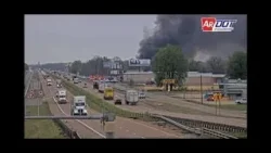 Fire in Marion County, Arkansas